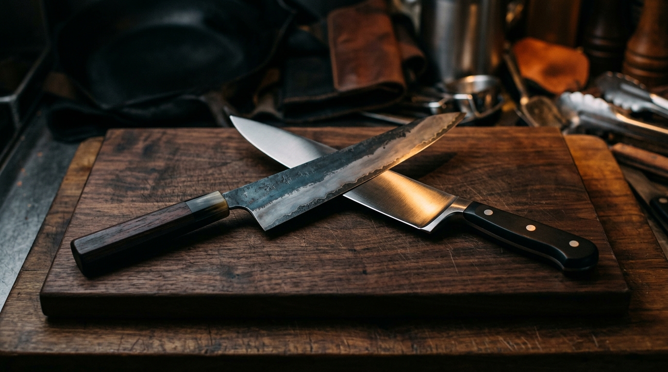 Carbon vs. Stainless Steel Knives: The Real Differences